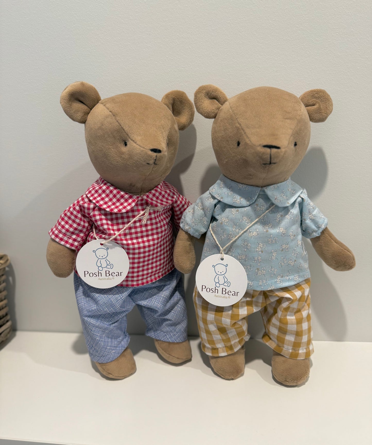 Handmade Teddy Bear with removable outfits / handmade in Australia