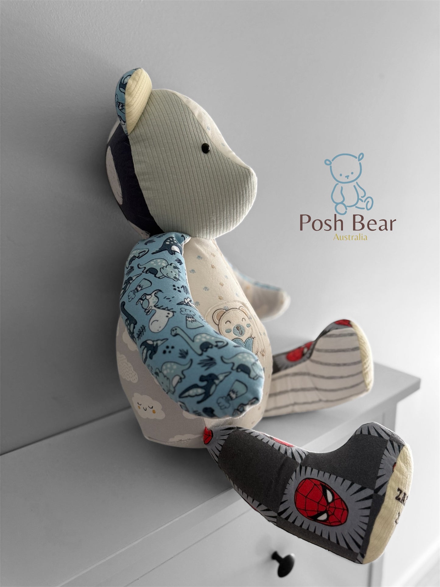 XL Keepsake Bear – 56 cm (22”)  with Hidden Zipper Pocket/ Personalised