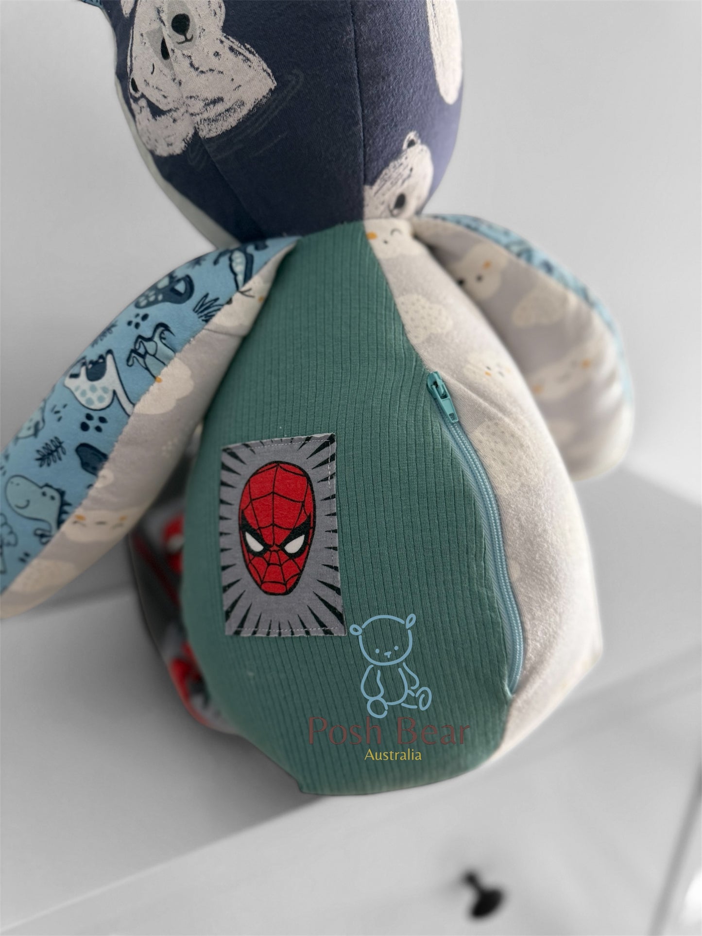 XL Keepsake Bear – 56 cm (22”)  with Hidden Zipper Pocket/ Personalised