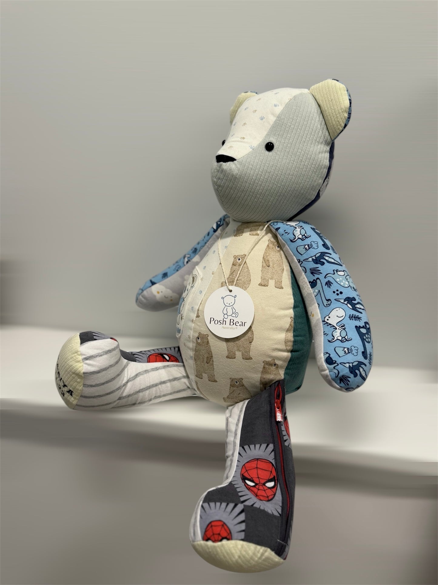 XL Keepsake Bear – 56 cm (22”)  with Hidden Zipper Pocket/ Personalised