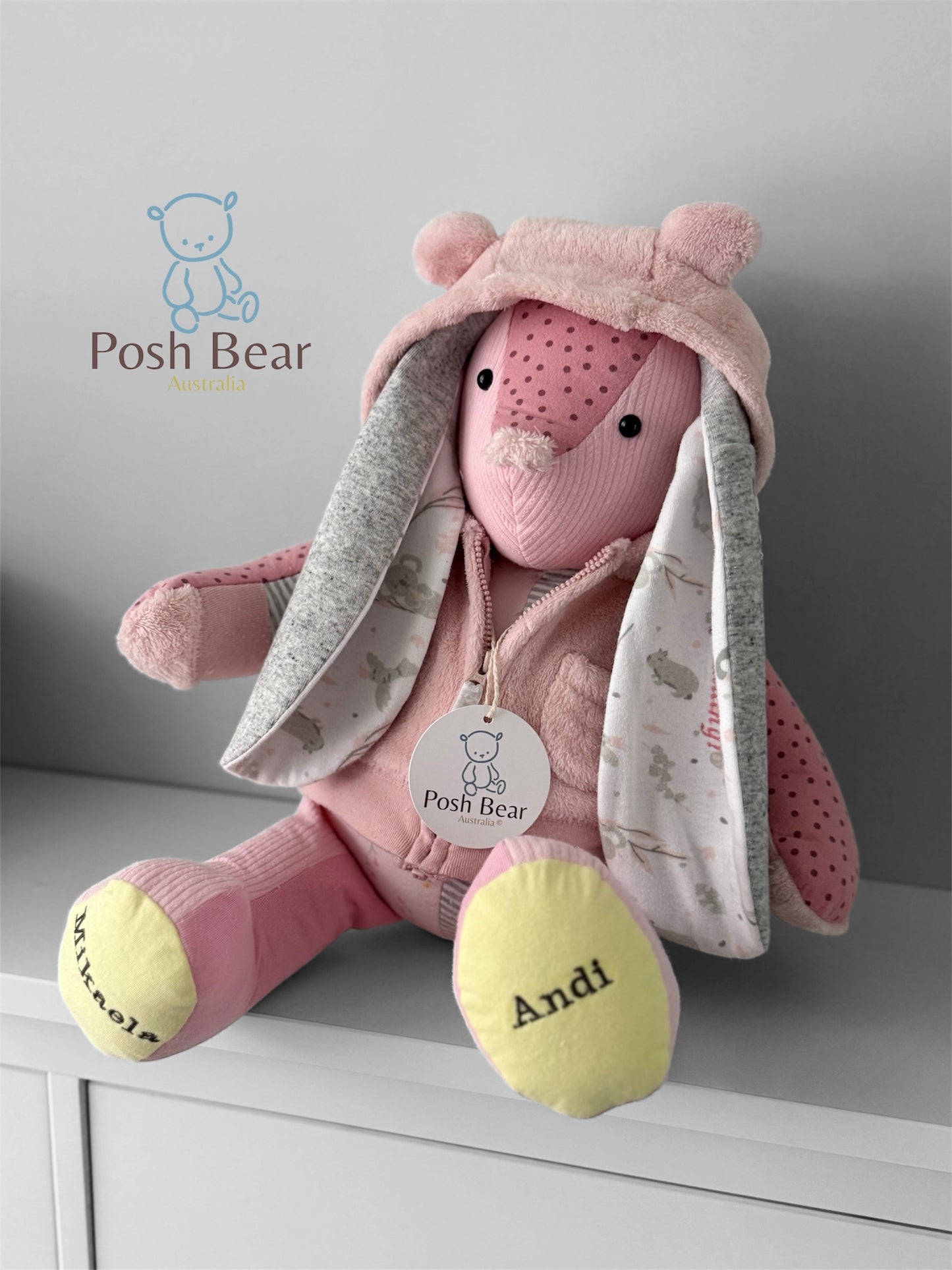 Premium Keepsake Bear 45 cm with Custom Accessories