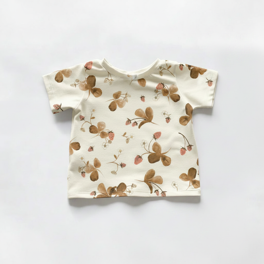 Baggy Tee jahodový – bez cedulky