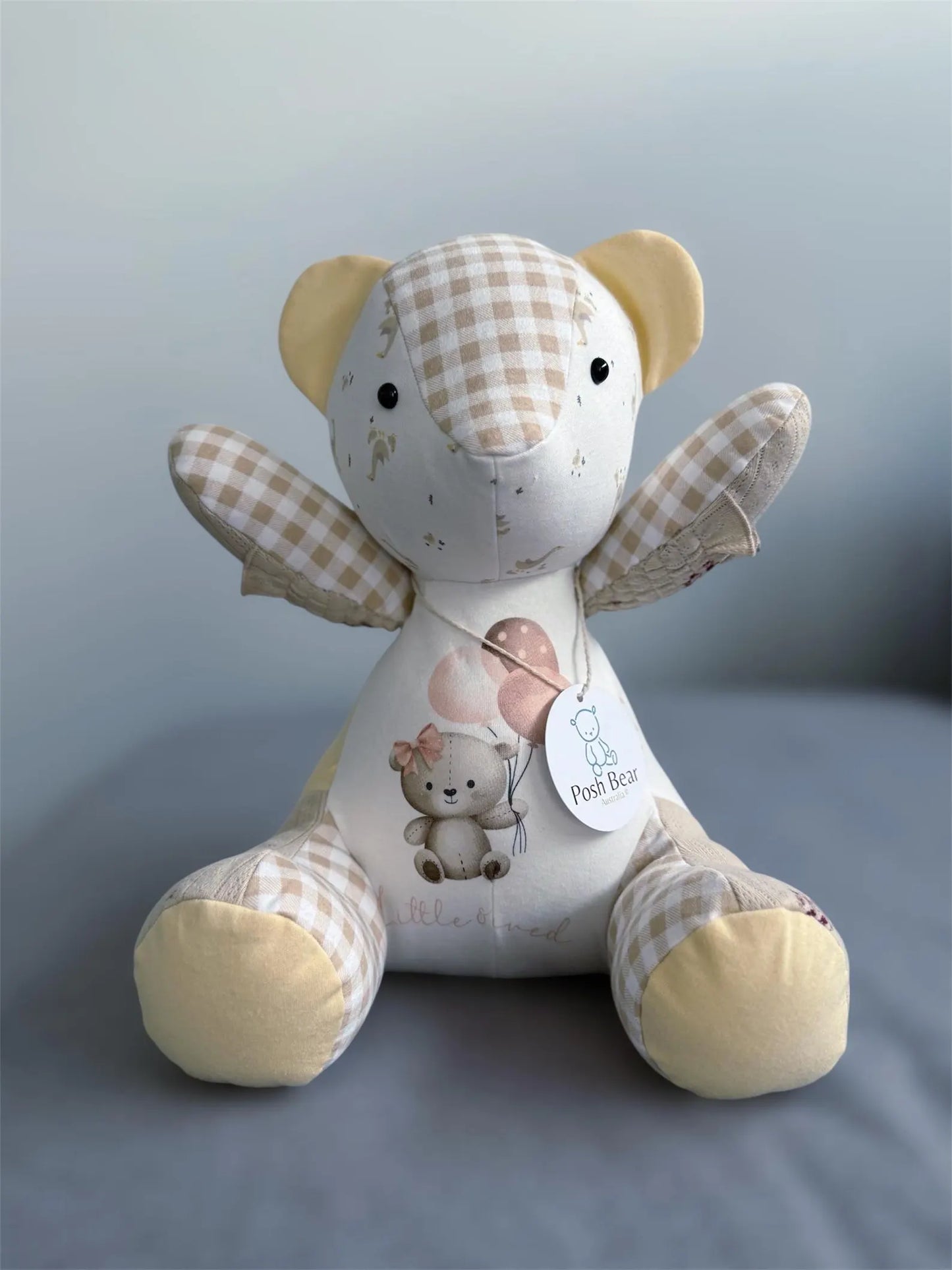 Personalised Keepsake Melody Bear with Movable Arms