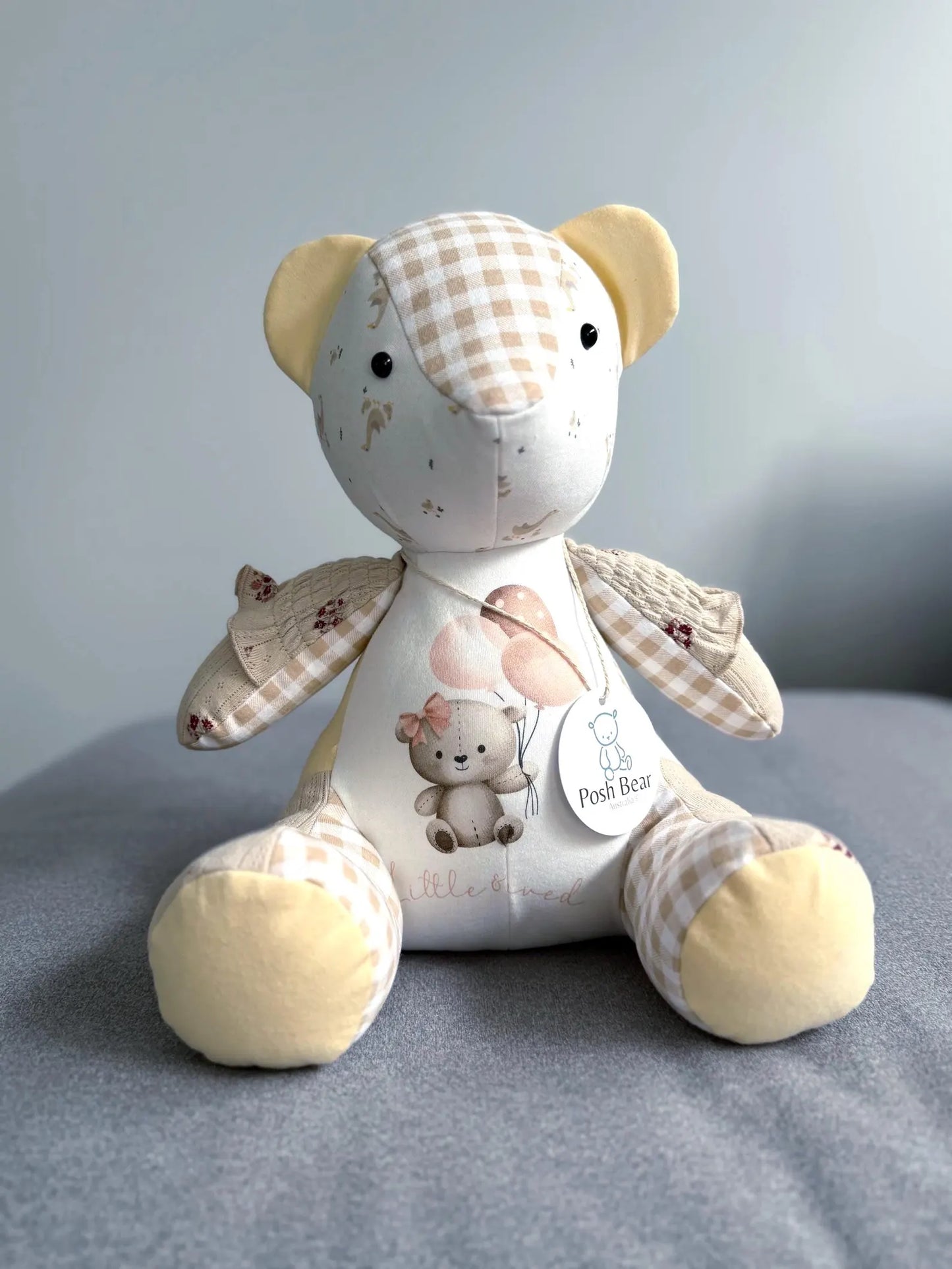 Personalised Keepsake Melody Bear with Movable Arms