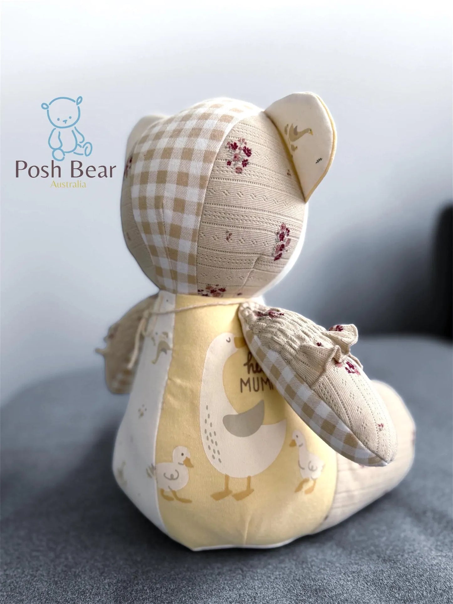 Personalised Keepsake Melody Bear with Movable Arms