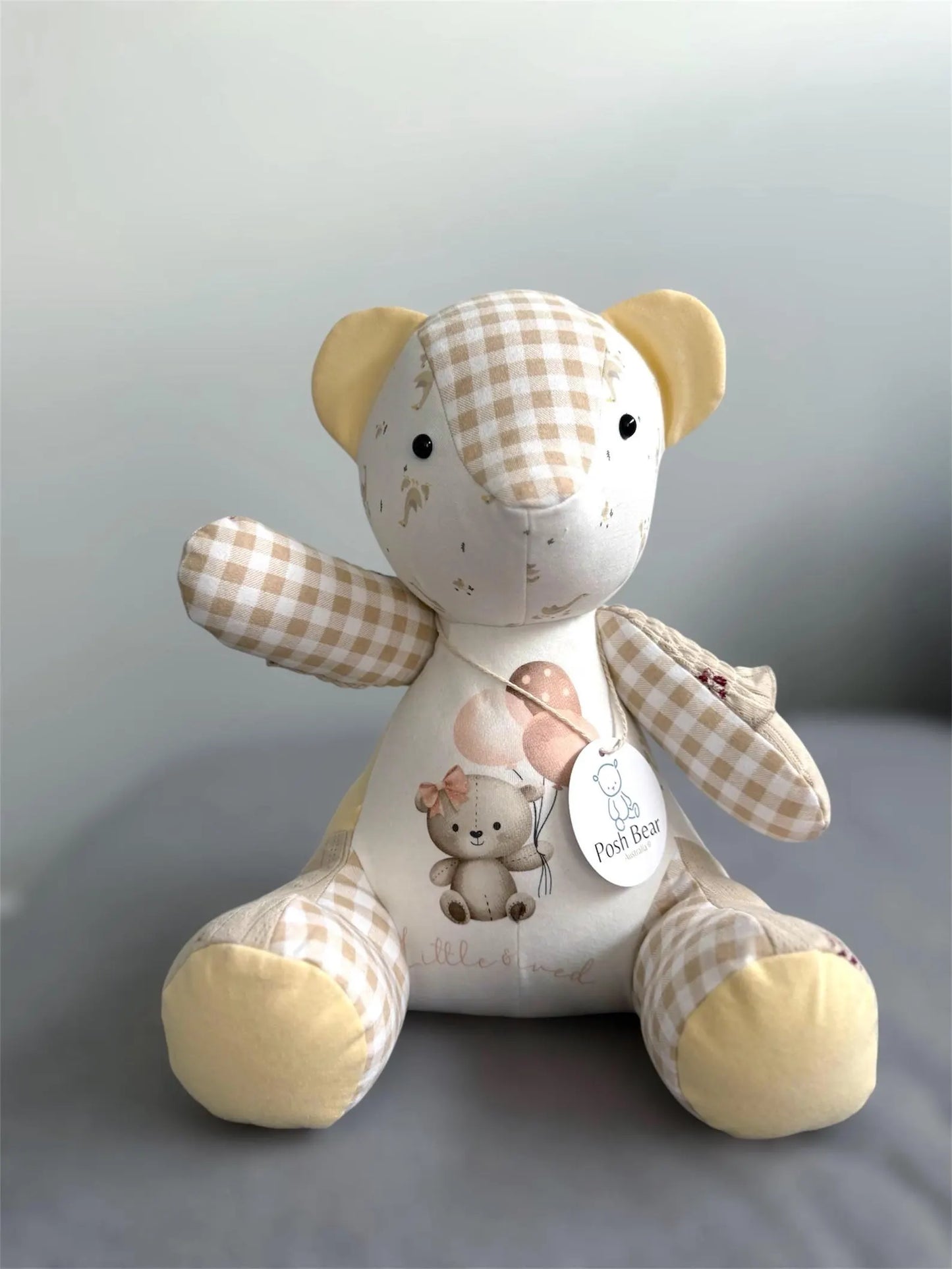 Personalised Keepsake Melody Bear with Movable Arms