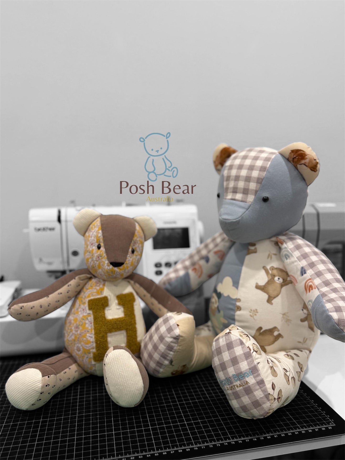 XL Keepsake Bear – 56 cm (22”)  with Hidden Zipper Pocket/ Personalised
