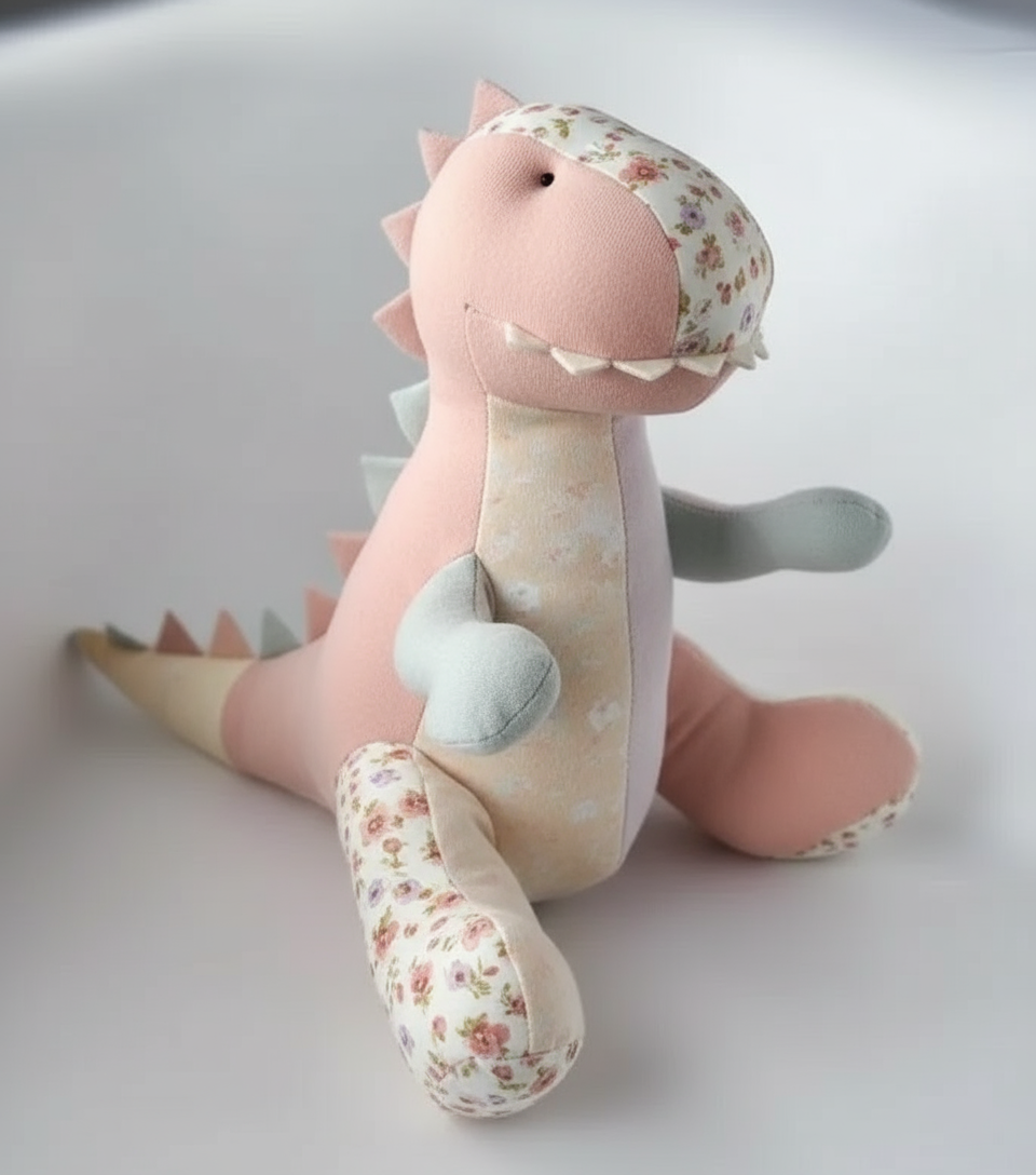 Keepsake dinosaurus s kytickami