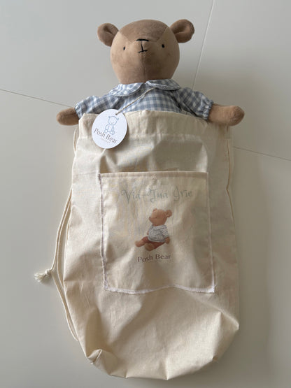 Handmade Teddy Bear with removable outfits / handmade in Australia