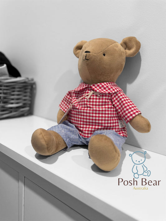 Handmade Teddy Bear with removable outfits / handmade in Australia