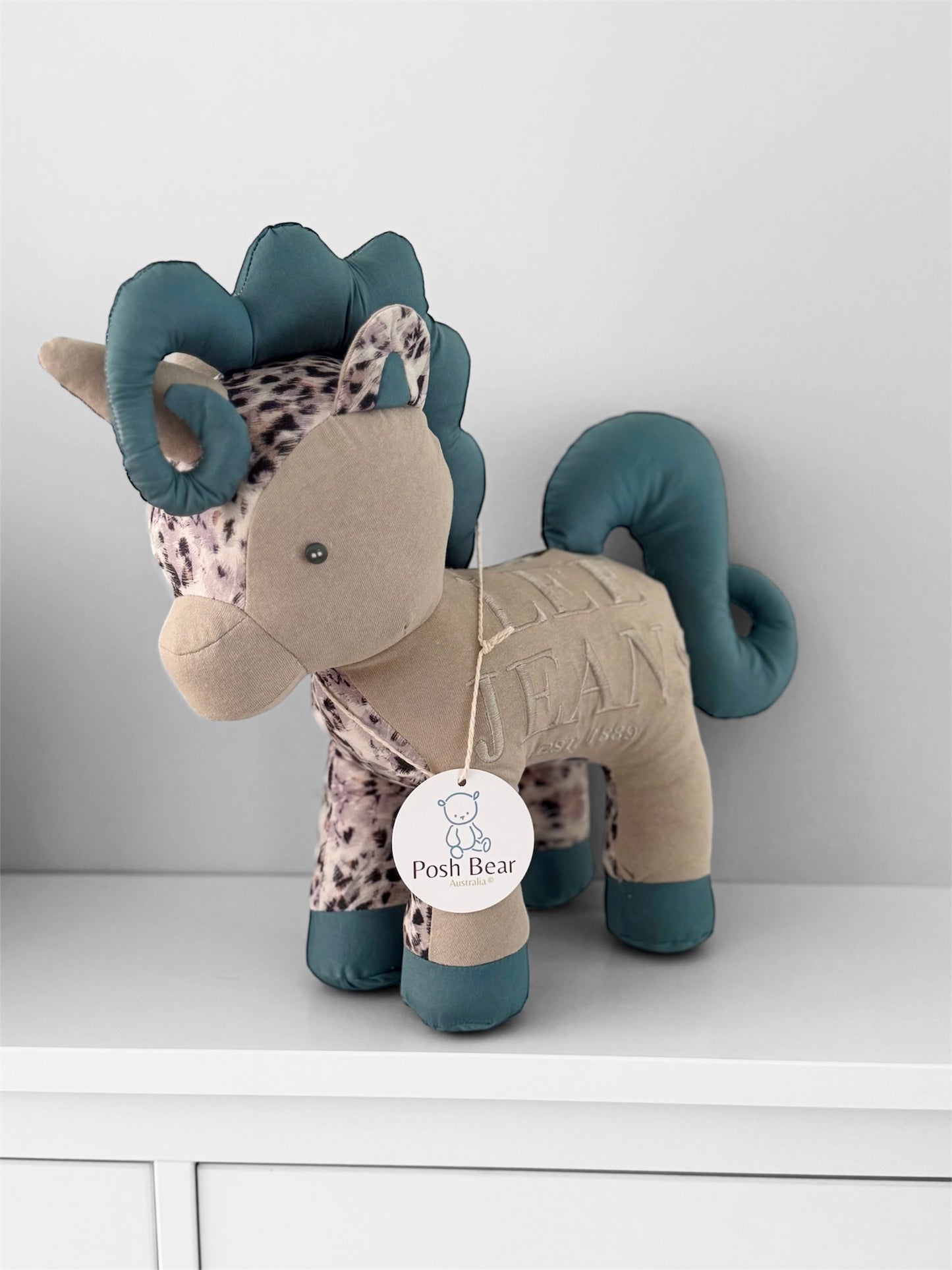 Personalised Memory Keepsake Unicorn