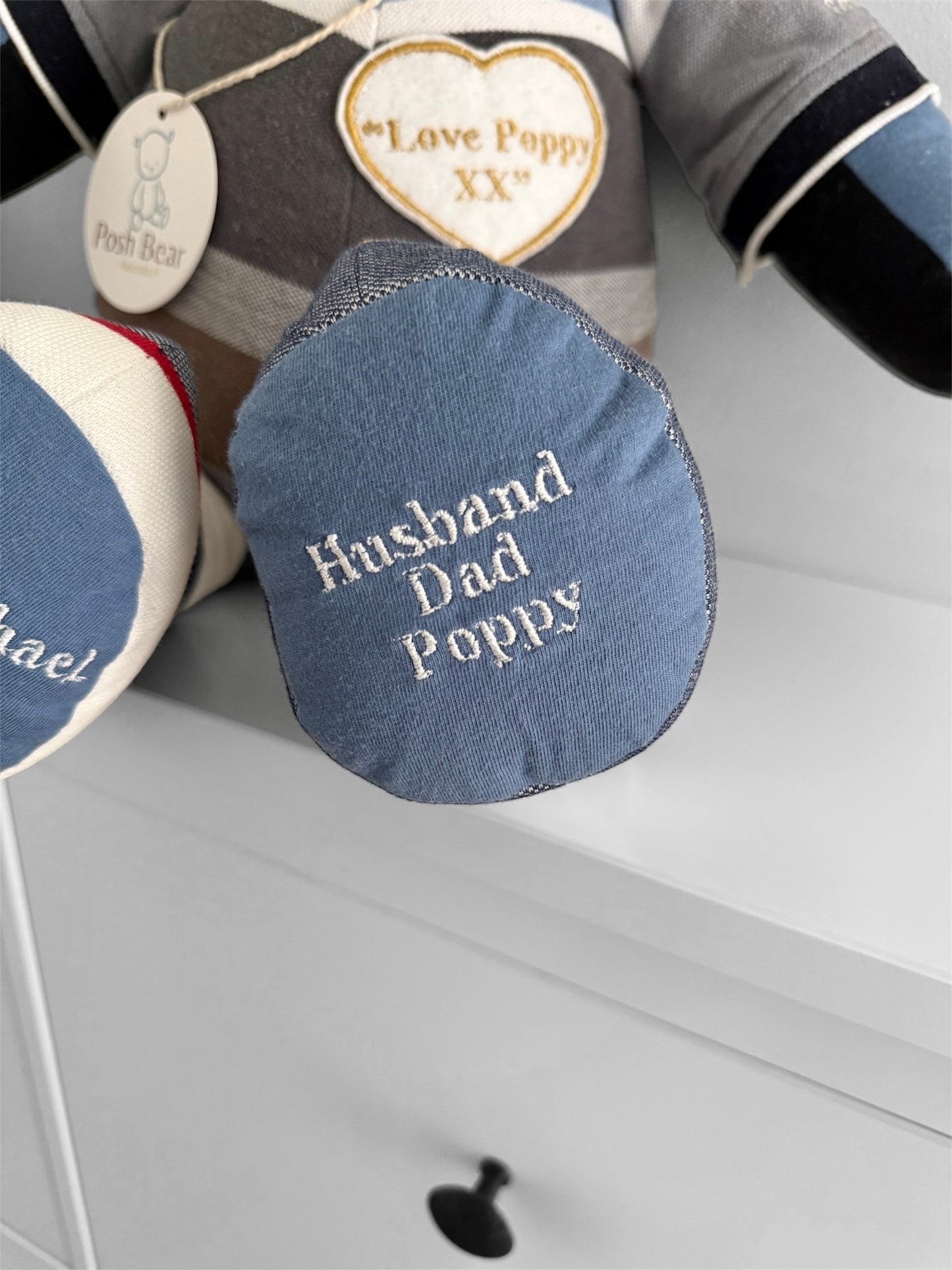 XL Keepsake Bear – 56 cm (22”)  with Hidden Zipper Pocket/ Personalised