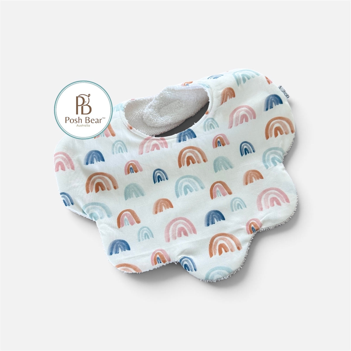 Handmade Scallop Dribble Bib – Boho Rainbows