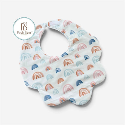 Handmade Scallop Dribble Bib – Boho Rainbows