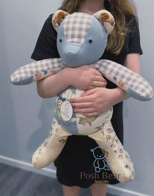 XL Keepsake Bear – 56 cm (22”)  with Hidden Zipper Pocket/ Personalised