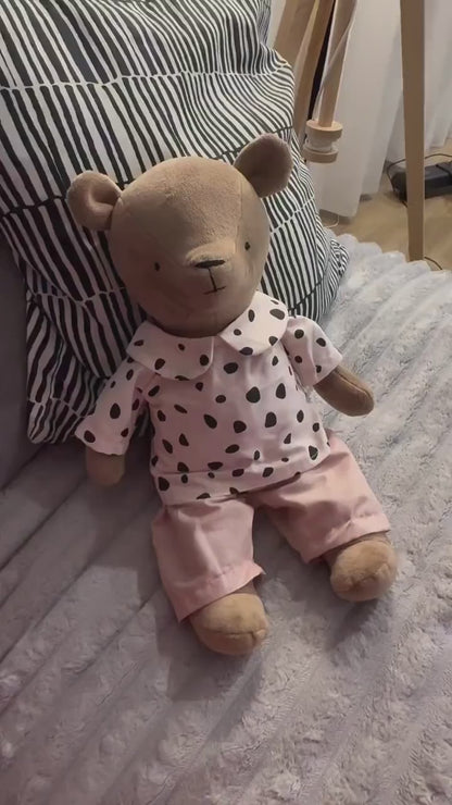 Handmade Teddy Bear with removable outfits / handmade in Australia