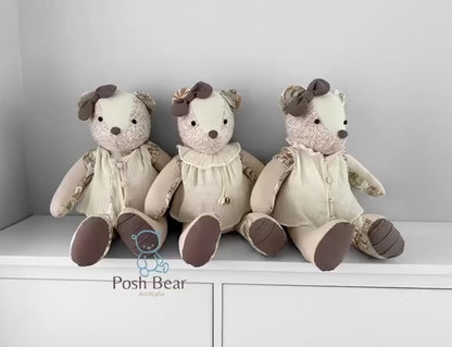 Premium Keepsake Bear 45 cm with Custom Accessories